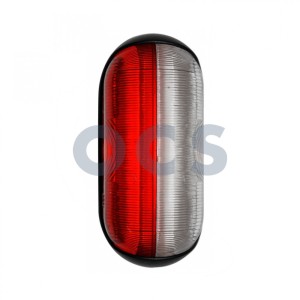Jokon Markering SPL2000 Ovaal Opbouw Rood/Wit 12/24V
