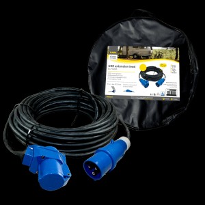 Verlengkabel CEE 20 meter + winkelkoppeling